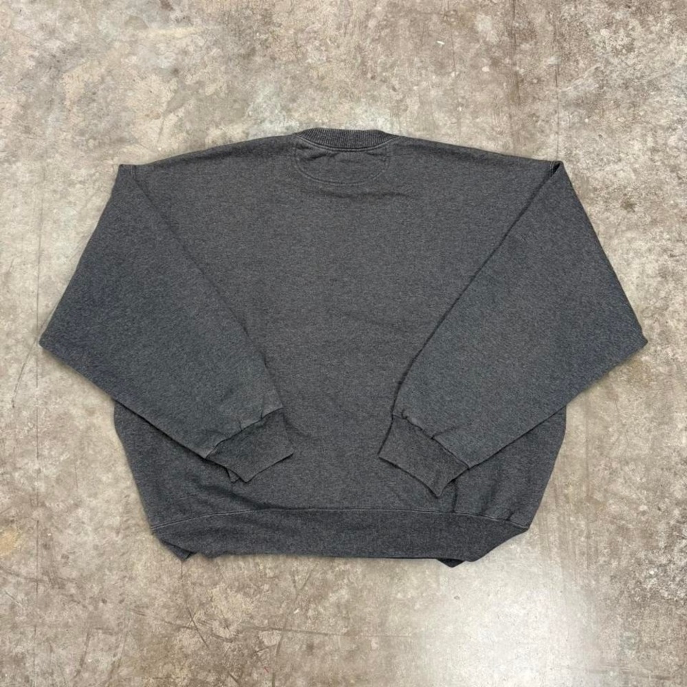 Vintage Gray Starter Essential Blank Heavyweight Cotton‎ Crewneck Sweatshirt  L - Picture 2 of 4